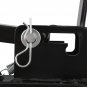 Trash Can Transporter Trailer Hitch w/ 2in Adapter for Golf Cart Truck Auto ATV