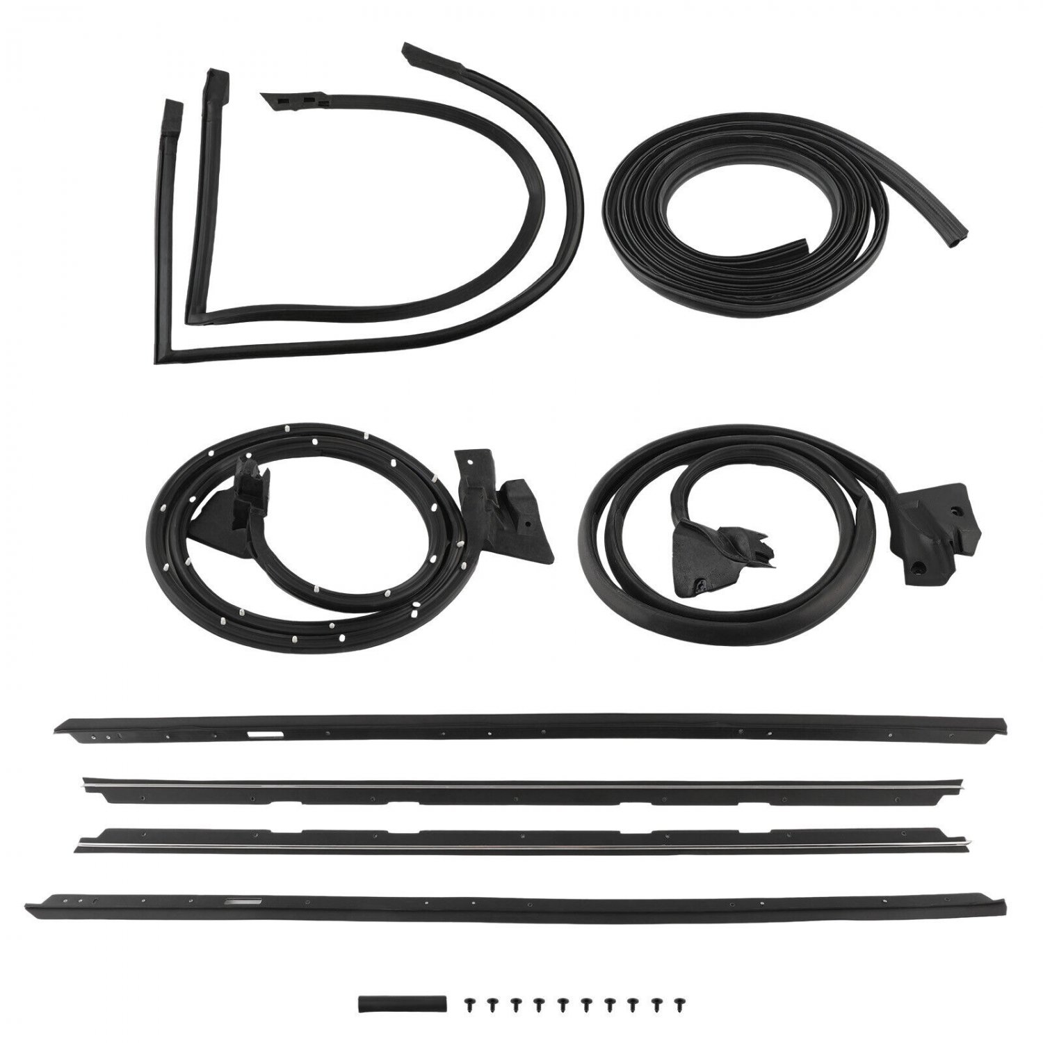 9Pcs Complete Weatherstripping Set for Monte Carlo SS Coupe 2-Door 5.0L 128555