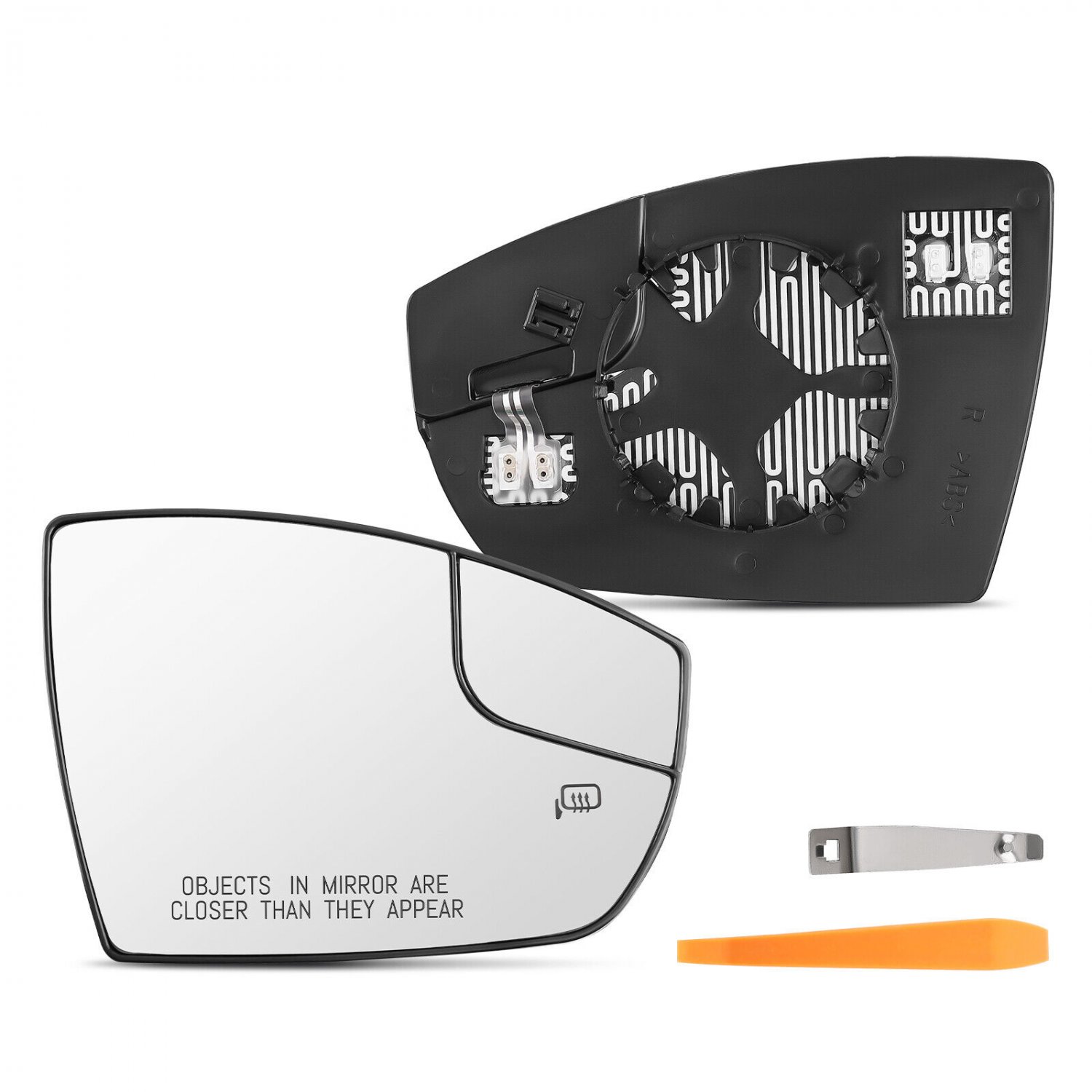 Right Passenger Side Power Heated Mirror Glass For Ford Escape C-MAX CJ5Z17K707B