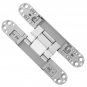 6 inch Hidden Door Hinges Kit, Silver Heavy Duty Invisible Hinge 180 Degree