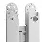 6 inch Hidden Door Hinges Kit, Silver Heavy Duty Invisible Hinge 180 Degree