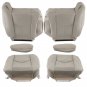 Front Leather Seat Cover Light Tan Fit 2003 2004-05-2006 Chevy Tahoe GMC Yukon