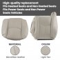Front Leather Seat Cover Light Tan Fit 2003 2004-05-2006 Chevy Tahoe GMC Yukon