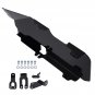 Gas Tank Skid Plate Fuel Tank For Jeep Wrangler JK 2-Door 07-2018 Black Steel