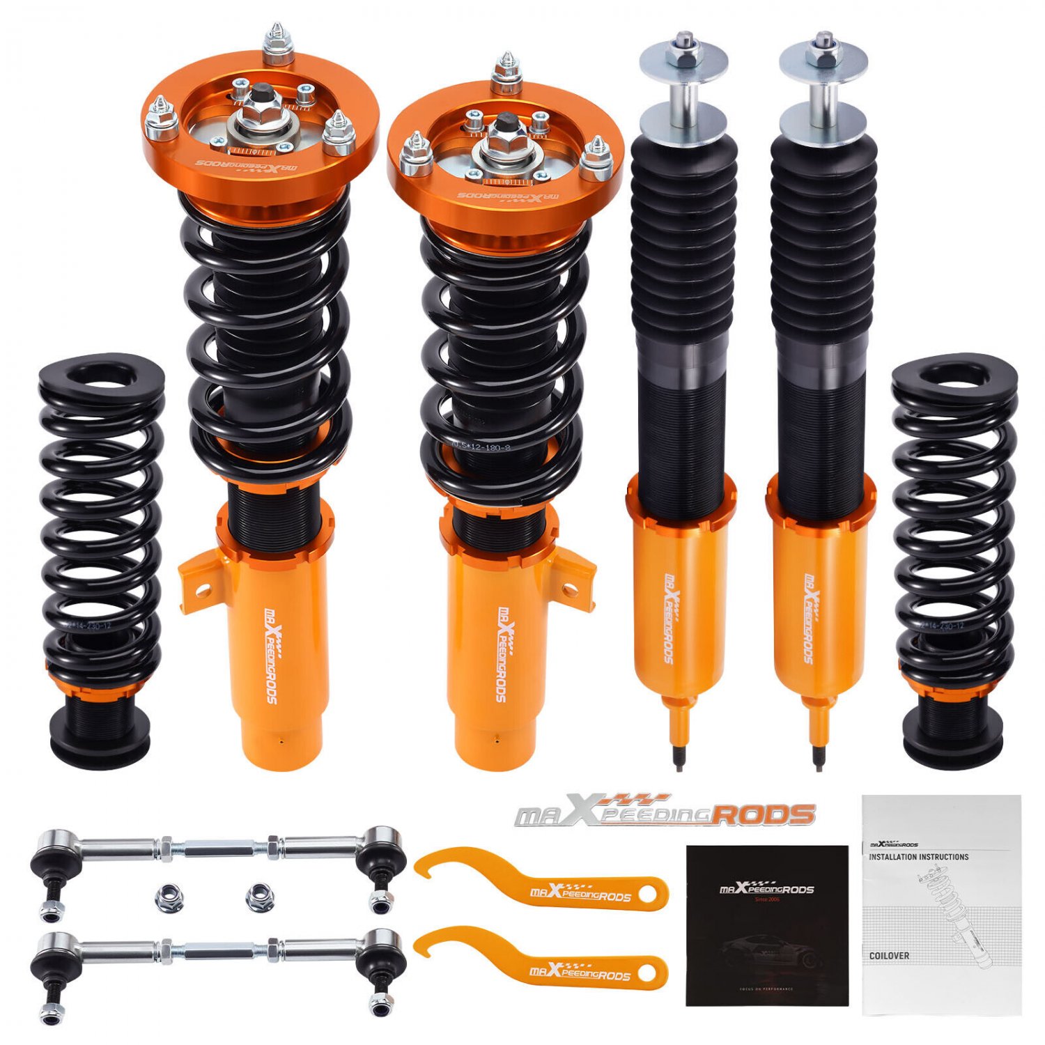 MaXpeedingrods Coilover Shocks Strut Lowering Kit for BMW 3 SERIES E90 E92 05-13