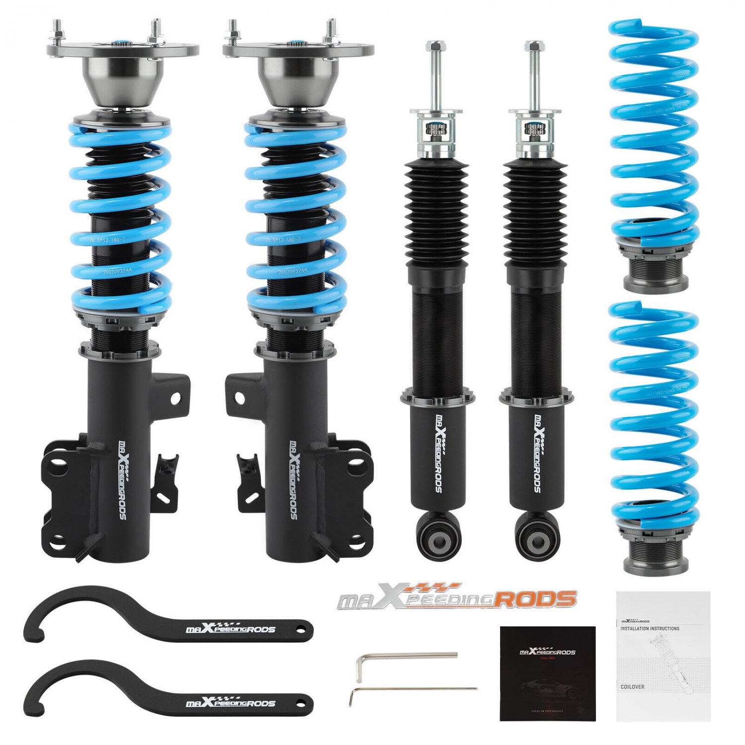 MaXpeedingrods T6 Coilover 24-Step Damper Suspension Kit For Cadillac CT4 ATS
