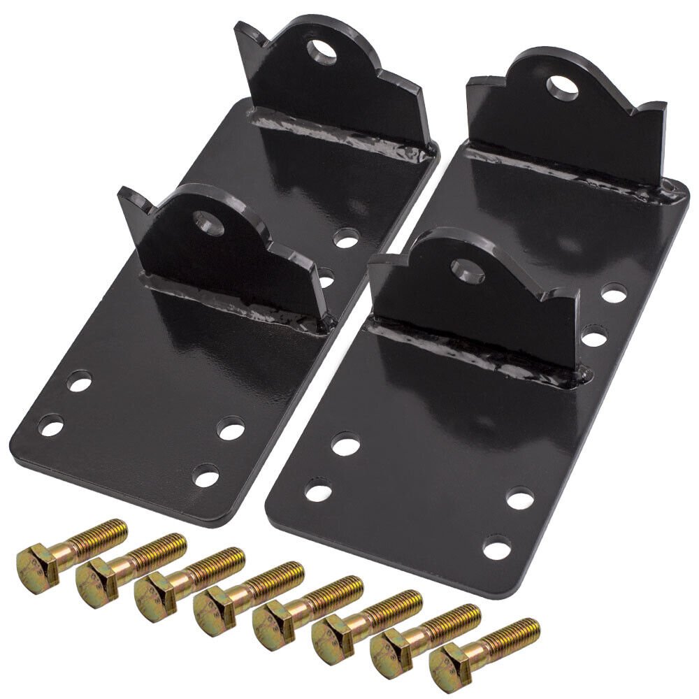 2pcs Engine Mounts Swap Adapter Plates Bracket For Chevy Trucks Ls