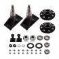 1 Set 8 x 6.5 Lug 42 Spindles Shipping Container Wheels Steel & Cast Iron
