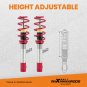 Front+Rear Coilovers Adj Height Shocks For VW MK5 Rabbit Jetta GTI 2006-2009