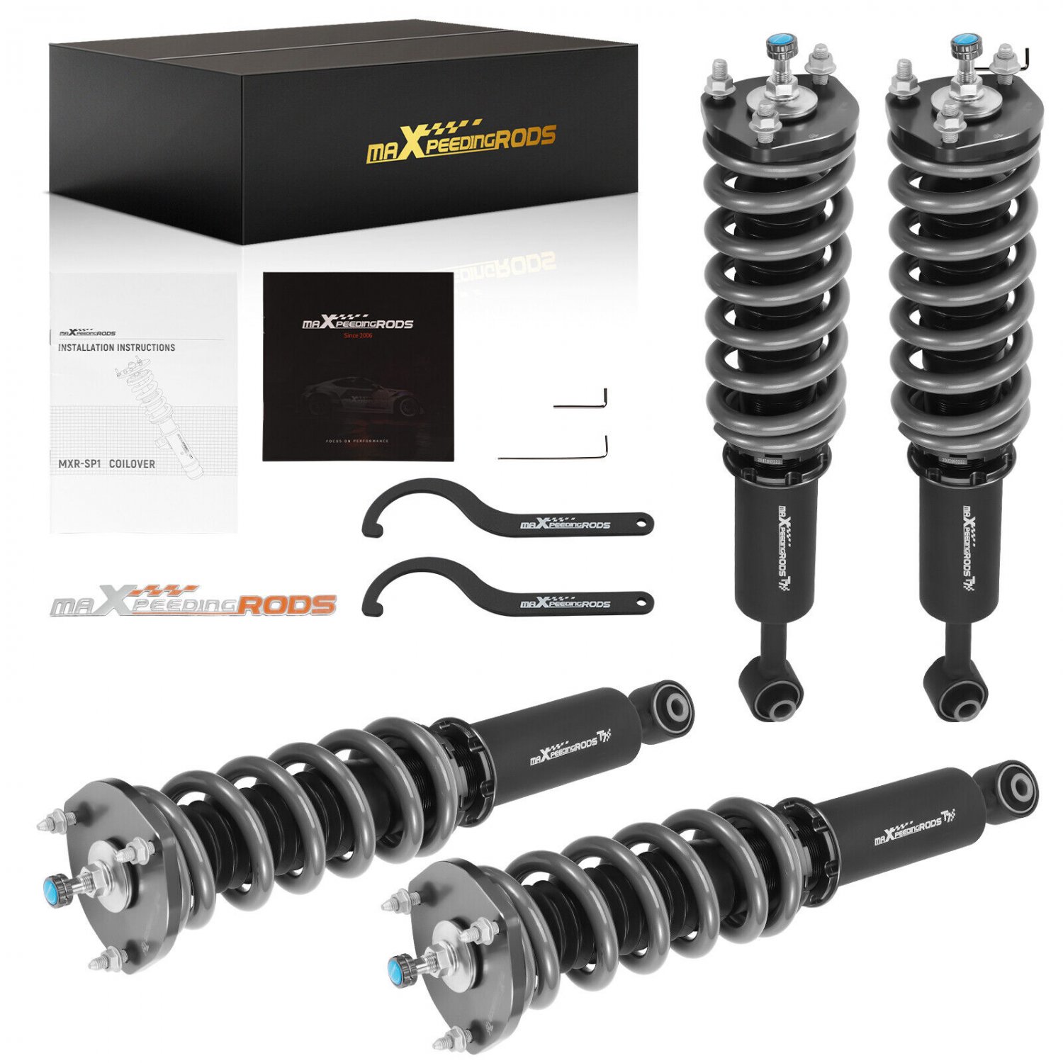 24 Way Damper Adjustable Coilovers Lowering Kit For Lexus IS300 IS200 2001-2005