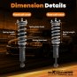 24 Way Damper Adjustable Coilovers Lowering Kit For Lexus IS300 IS200 2001-2005