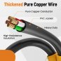 Adapter Y Split Power Cord 50 amp Male to 2 Female Connectors For RV EV