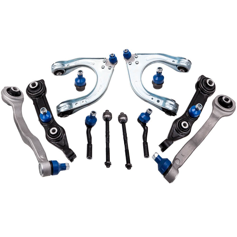 12x Front Control Arms Tie Rods Ball Joints for Mercedes Benz E63 AMG 2007-2009