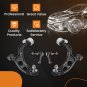 4x Front Lower Control Arm w/ Outer Tie Rods for 2010 2011 2012 Ford Flex Taurus