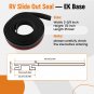 2x Rubber Black D-Seal Wiper & Seal Base Kit for 018-312-EKD for 018-341 EK