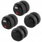 4x Universal Air Ride Suspension Bag Standard 2600 lb 1/2"npt Single Port
