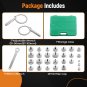 Auto Oil Filter Socket Wrench 1/2 inch Drive Cap Removal 31 pcs Steel Cup Type