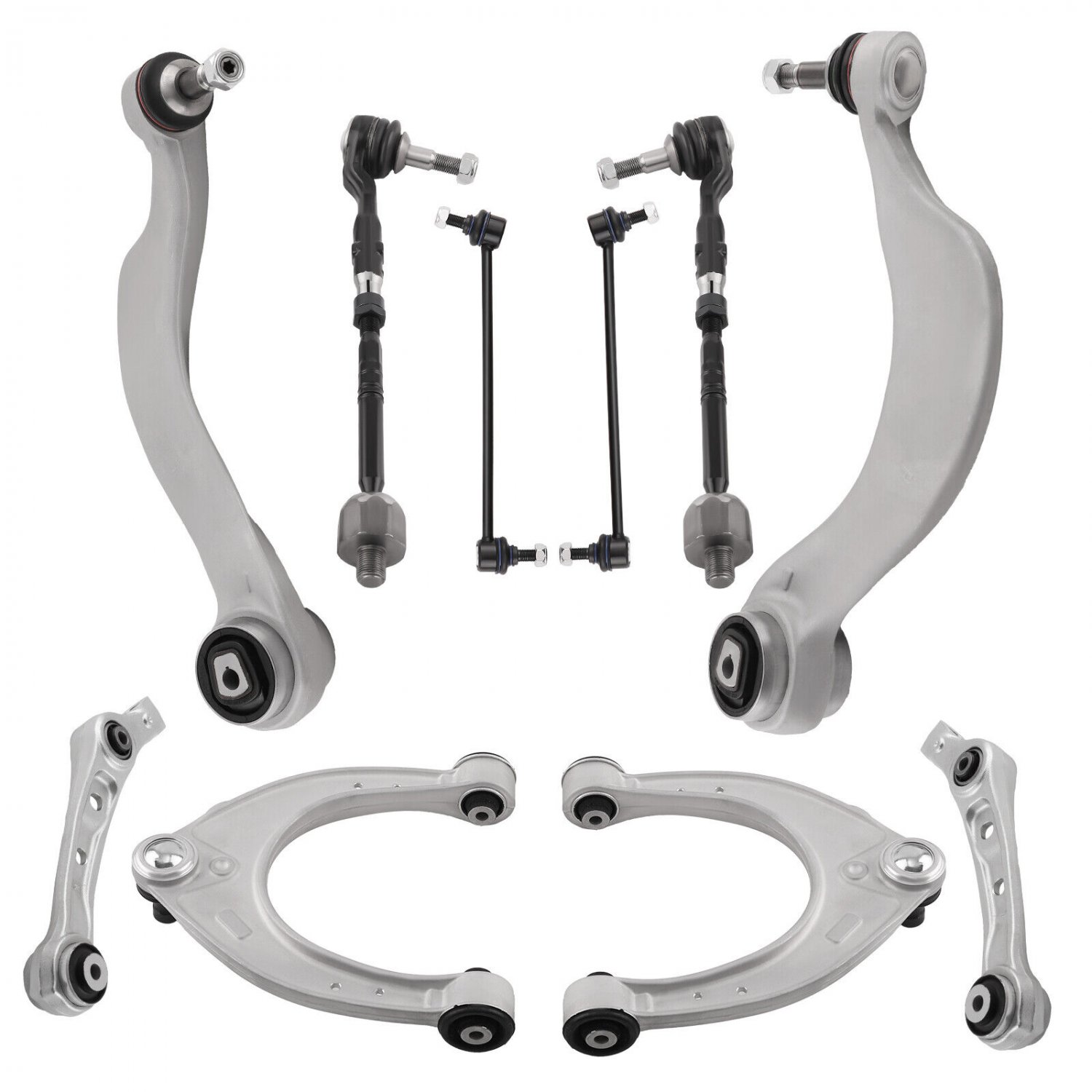 Front Lower Control Arm Sway Bar Link Tie Rods For BMW 5 6 Series 31122450835
