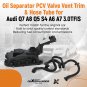 Oil Separator PCV Valve Vent Trim & Hose Tube Fit Audi Q7 A8 Q5 S4 A6 06E103547Q