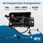 2x Air Suspension Shock + Air Compressor for Chevrolet Suburban 15-20 84176675