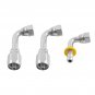 Steering Hose Hookup w/ 6AN Fitting Universal For Hydroboost Power Brake Booster