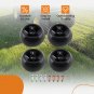 4 Pack AM125172 Plastic Deck Gauge Wheel Kit For 200 Series 240 245 260 265 285