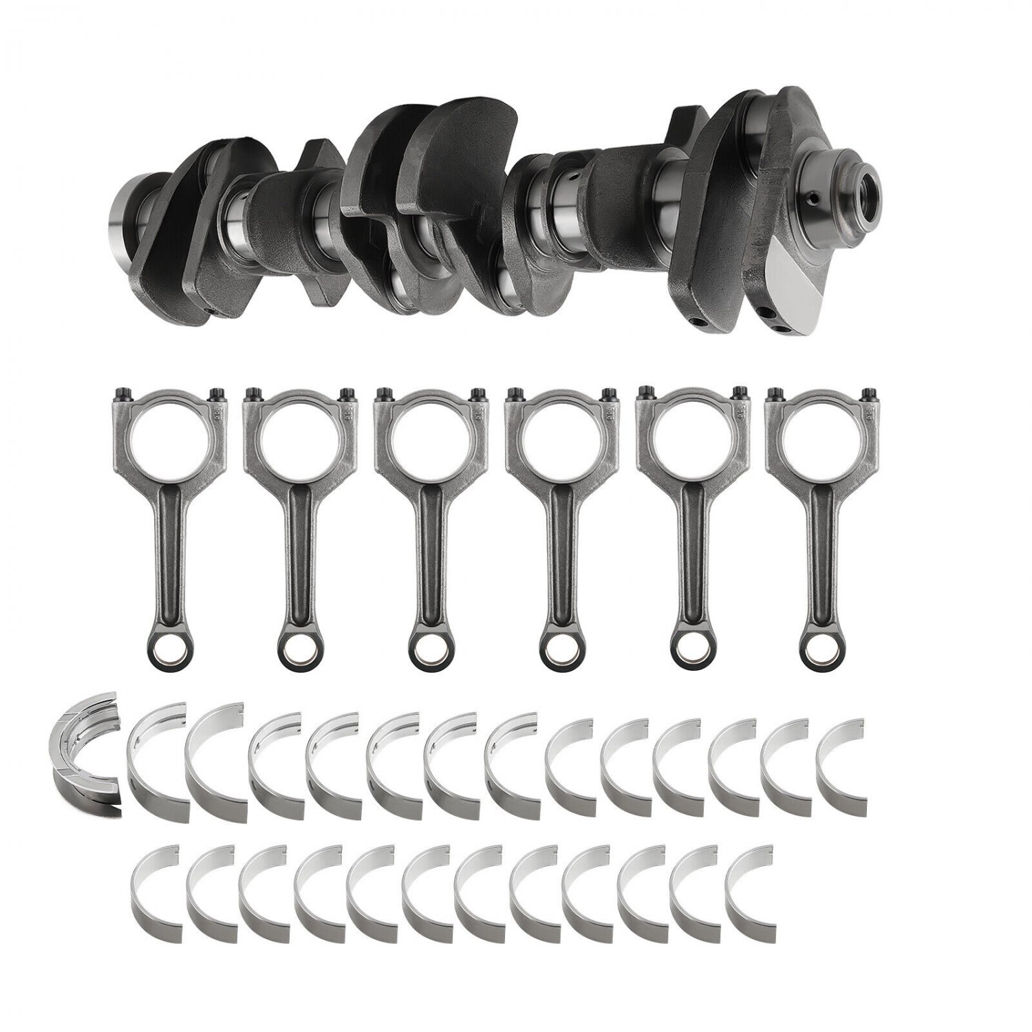 N55B30A Engine Crankshaft Main Bearing Con Rods Set for BMW 535i X3 X6 3.0L