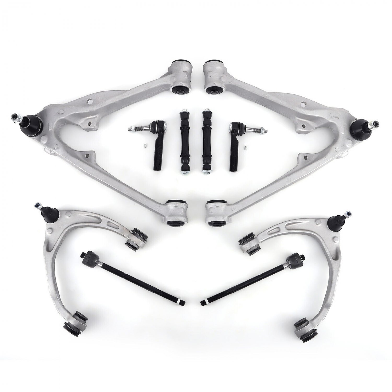 10x Upper Lower Aluminum Control Arm for 2014 2015 2016 Silverado 1500 Escalade
