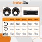 5pcs Strut Nut Socket 18mm 19mm 21mm 22mm 24mm 1/2 Drive Suspension Shock Tool