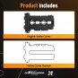 Engine Valve Cover w/ Gasket Kit for Opel Astra G H Corsa C D Meriva 1.2 1.4