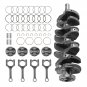 G4KJ 2.4L Engine Crankshaft & 4X Rods & Piston Kit For Hyundai Sonata Kia Optima