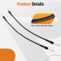 2pcs Tailgate Cables Replacement Parts For Ford Expedition 1997-2002 4.6/5.4L