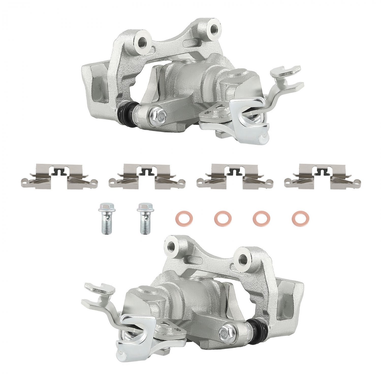 Brake Calipers Rear w/ Bracket Pair For Lincoln MKZ 2007-2012 All Engine 18B5003