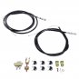 Universal Rear Parking Brake E-Brake Cable Kit for Wilwood DRUM 330-9371 3309371