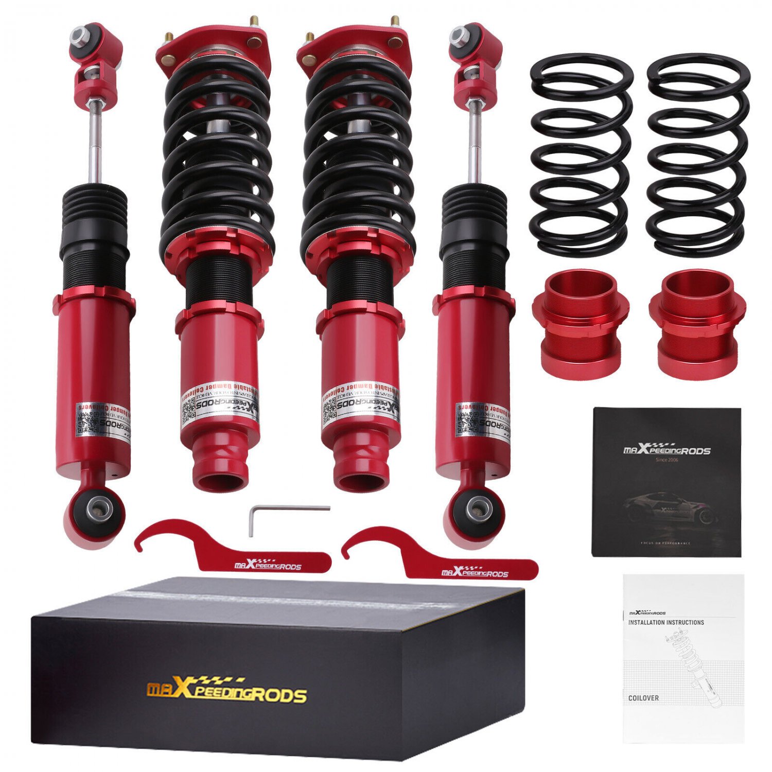 Damper Adjustable Coilover Struts Shocks Kit For MAZDA 6 Mazda6 2003-2007