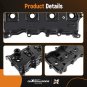 Engine Valve Cover & Gasket & Oil Cap for Nissan Rogue 2.5L 2008-2012 13264JG30A