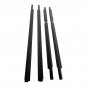 4x Outer Window Weatherstrip Molding Trim Seals for for Dodge Ram 1500/2500/3500