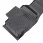 Floor Mats Liners Unique Black TPE for Ford Edge 2015-2024 Driver&passenger side