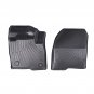 Floor Mats Liners Unique Black TPE for Ford Edge 2015-2024 Driver&passenger side