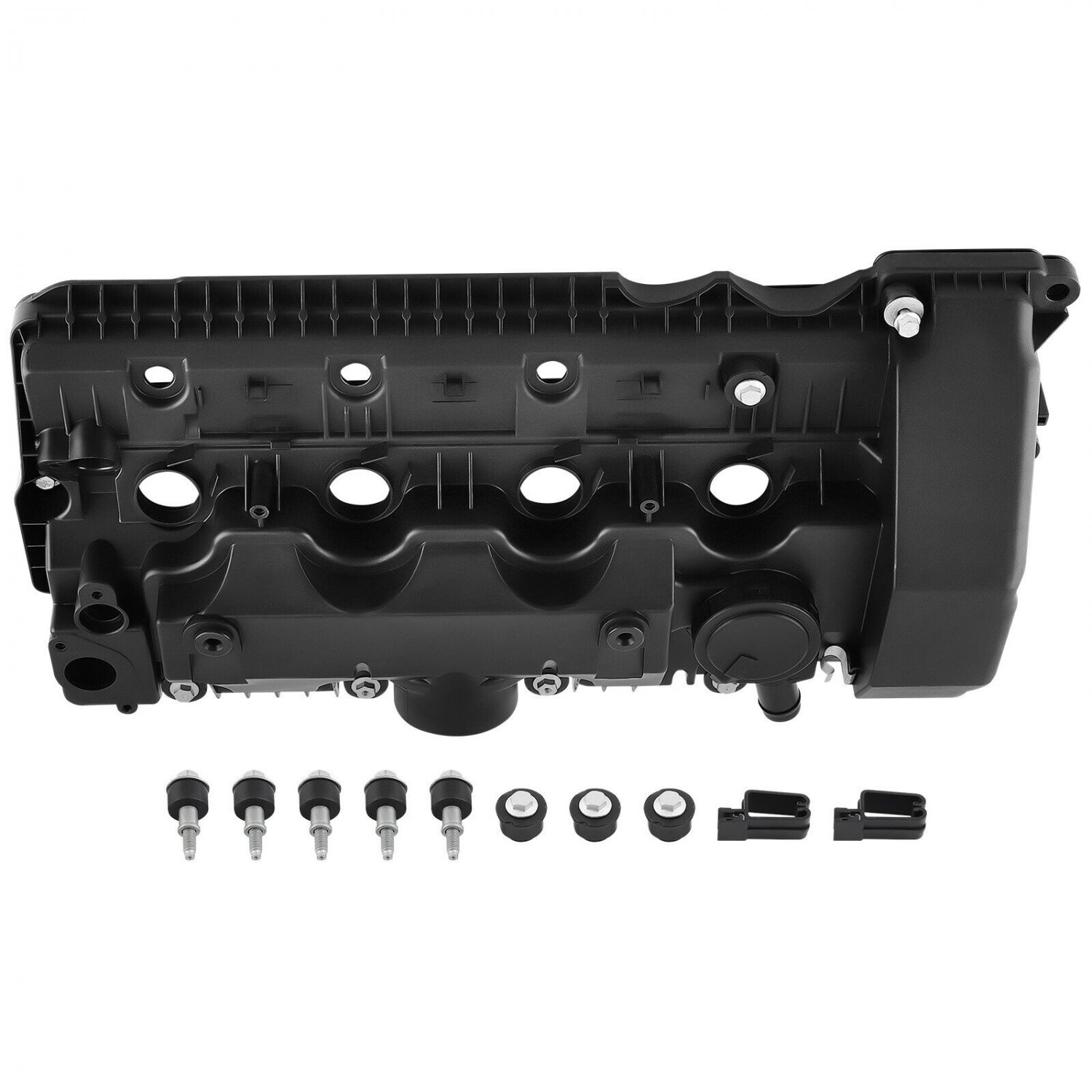 Left Engine Valve Cover w/Gasket Kit For BMW 545i 550i 745i 750i X5 2002-2010
