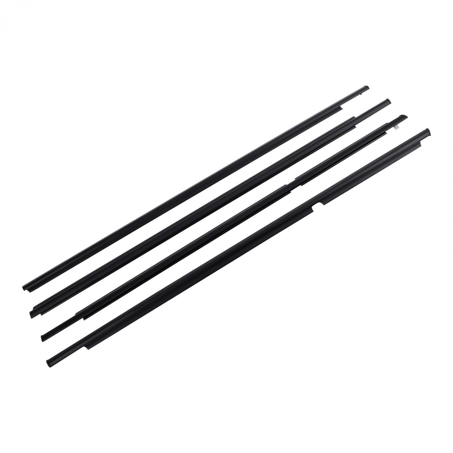 4x Outer Window Weatherstrip Molding Trim Seals for for Toyota 4Runner 2003-2009