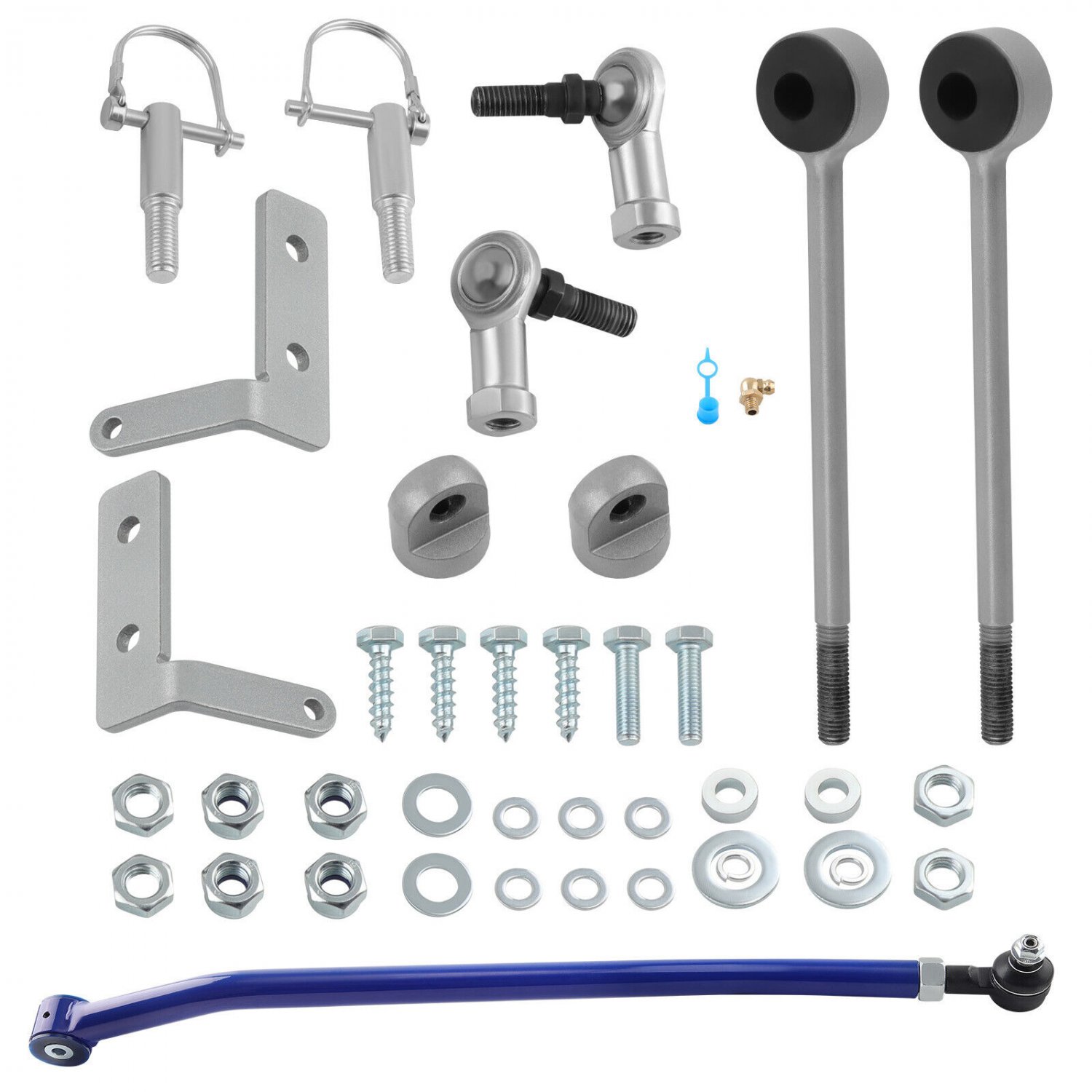 Quick Disconnect Front Sway Bar Links + Track Bar for 1984-2001 Jeep Cherokee XJ