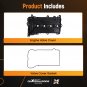 Engine Valve Cover w/ Gasket Kit For Honda Civic Accord CR-V 1.5L DOHC 2016-2019
