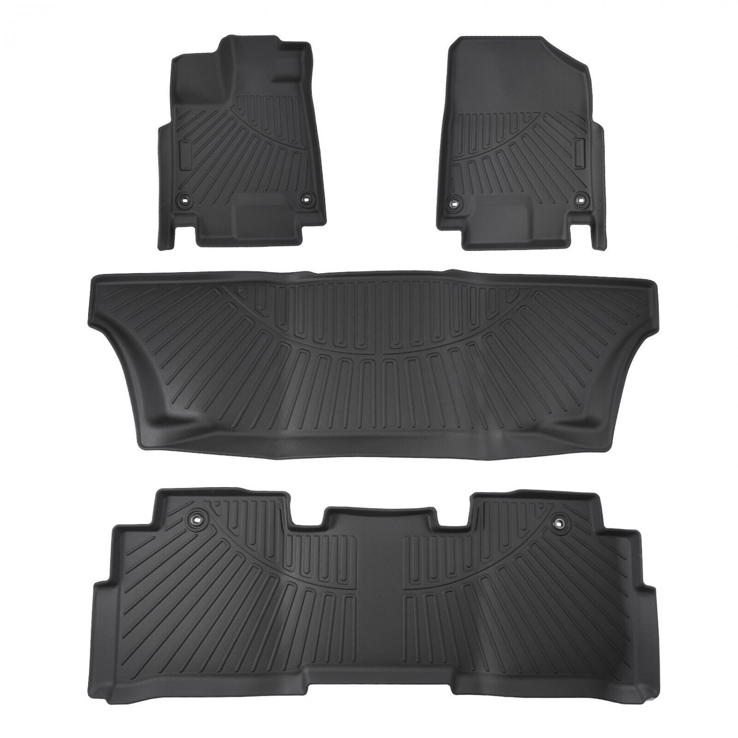 TPE Floor Mat Liners For Honda Odyssey 2018-2024 All Weather Waterproof