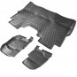 TPE Floor Mat Liners for Ford F-150 Super Crew Cab 15-24 All Weather Waterproof
