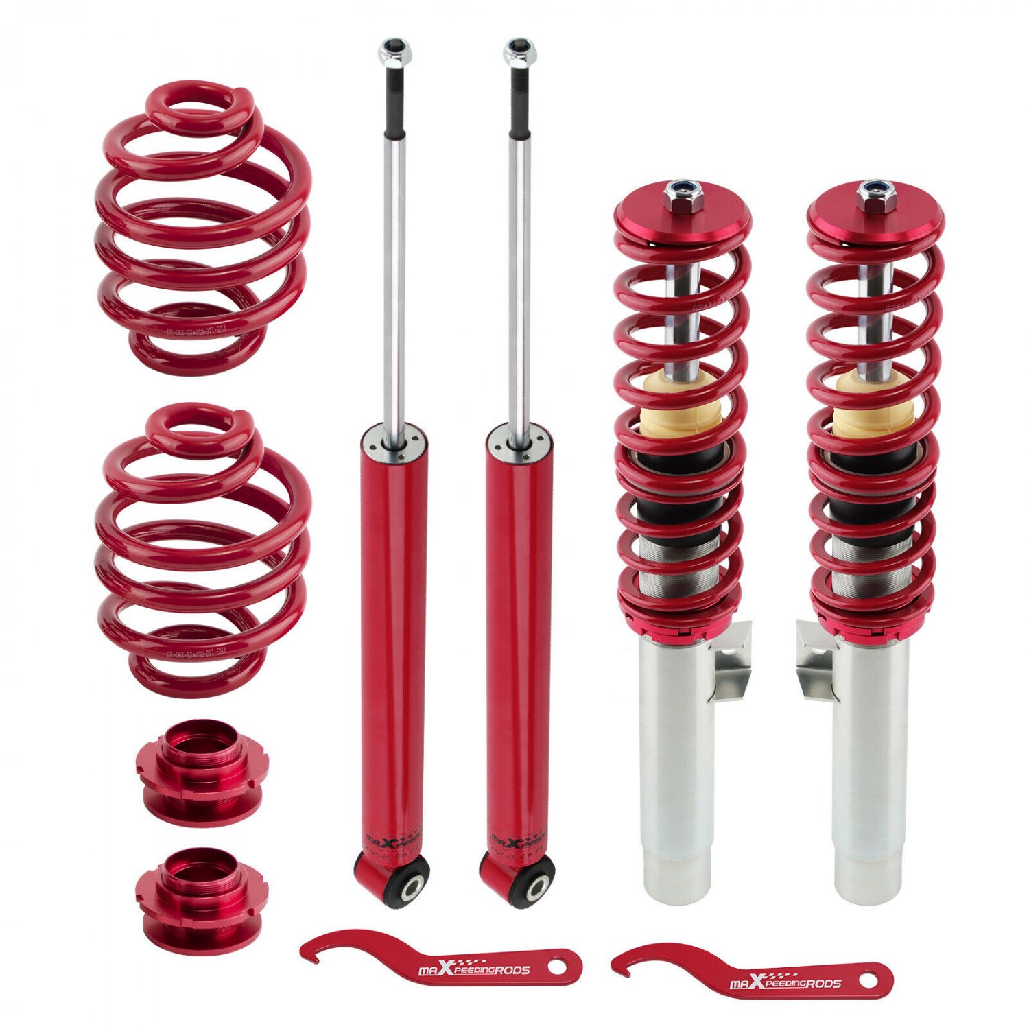 Lowering Suspension Coilover Kits for BMW E46 3-Series 01-06 RWD Shock Absorbers