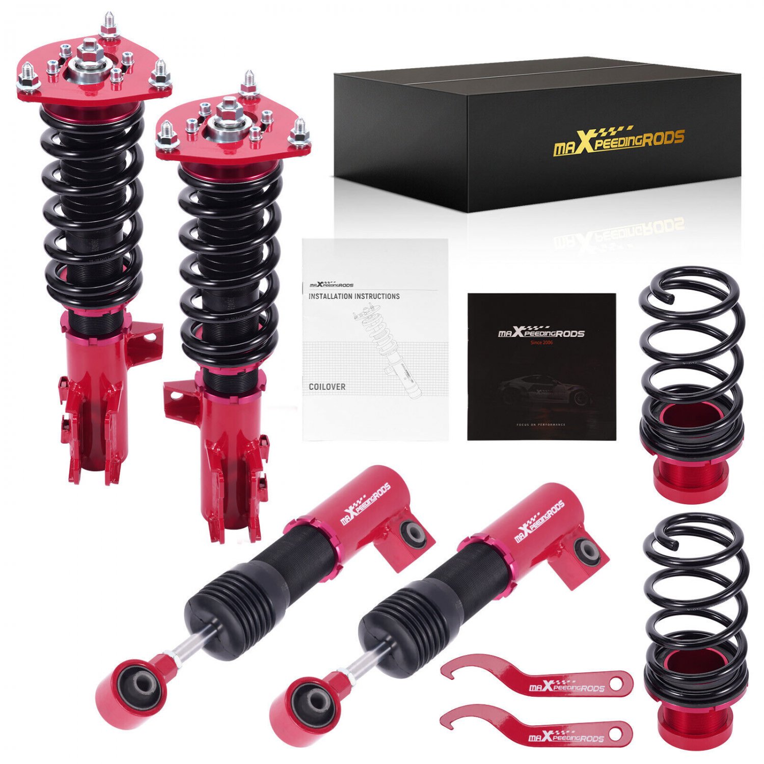 Coilovers Kit Shock Absorber Fit Hyundai Veloster 2012-2016 Adj. Height
