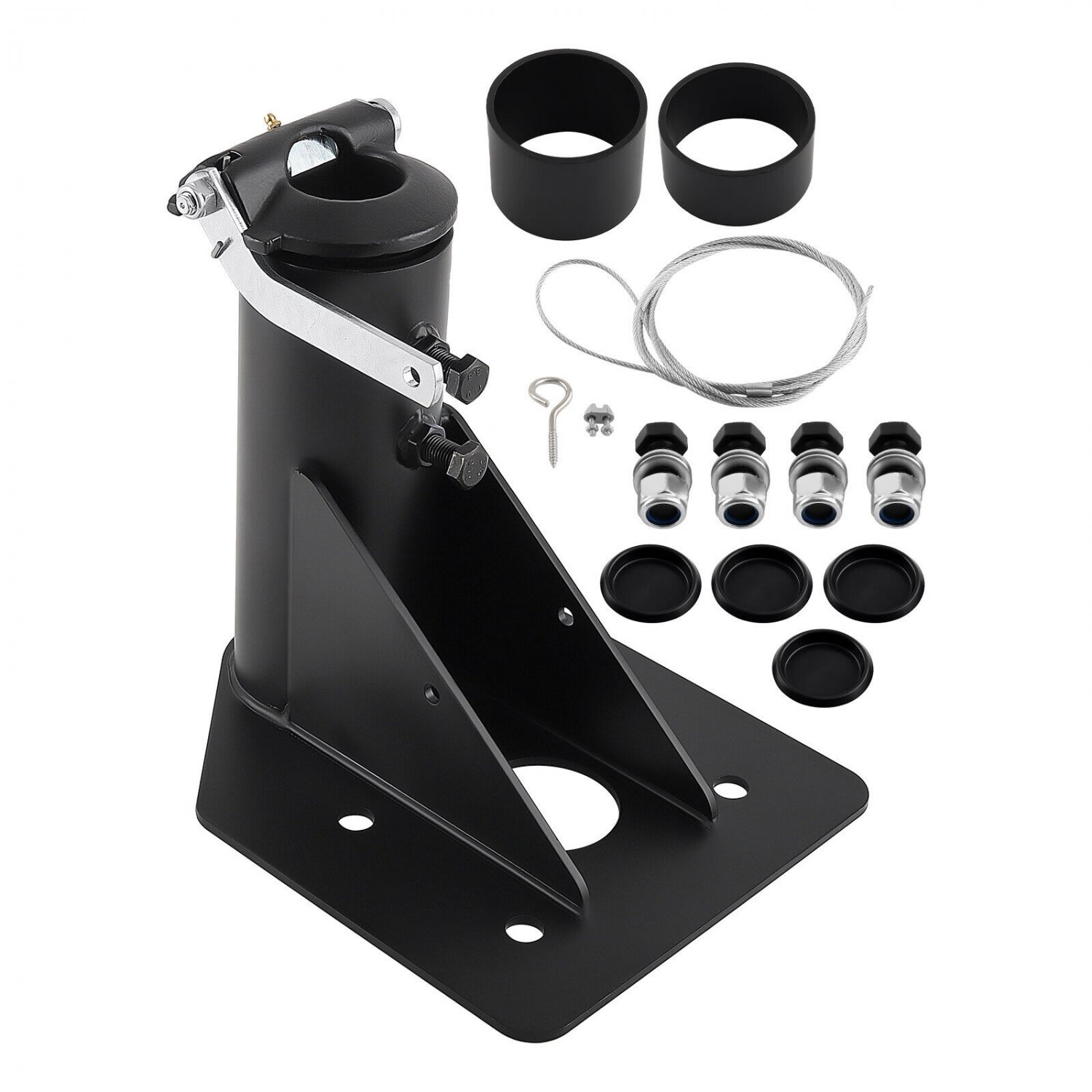 Adjustable Fifth (5th) Wheel Camper RV Adapter Hitch to Gooseneck 12" - 17"