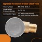 Upgraded Brass Vacuum Breaker Check Valve Replace for RV/Camper/travel trailer