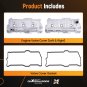 2pcs Engine Valve Cover w/Gasket for Toyota Tacoma T100 4Runner 3.4L Left+Right